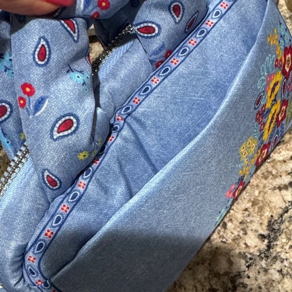 Brighton Blue Floral Baby Bag